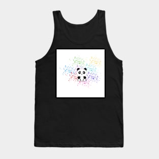 Sitting Panda Bear Tank Top